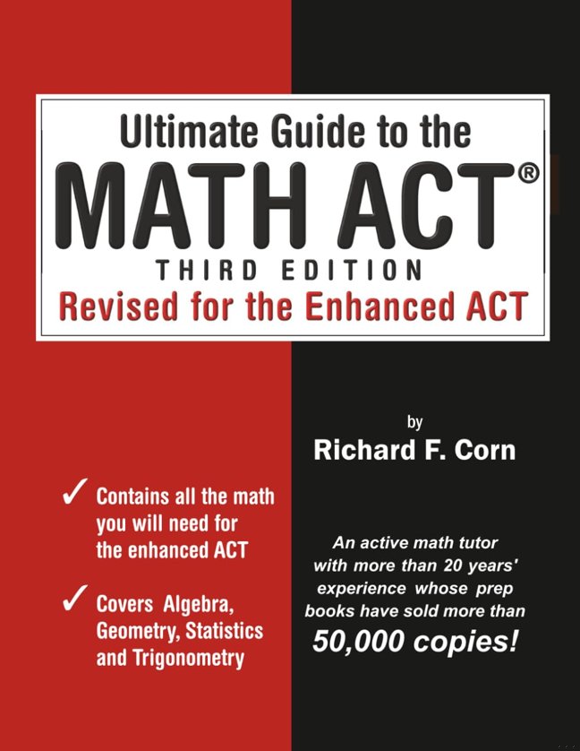 Ultimate Guide to the Math ACT book cover