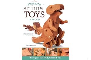 Animated Animal Toys in Wood: 20 Projects That Walk, Wobble & Roll book cover