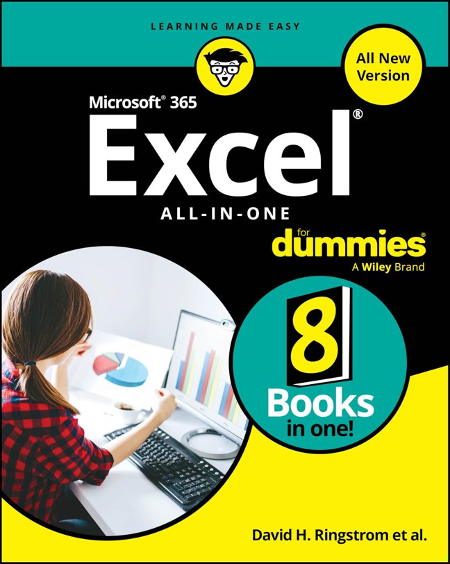 Microsoft 365 Excel All-in-One For Dummies (For Dummies: Learning Made Easy) book cover