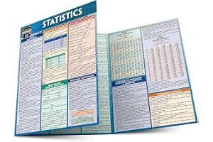 Statistics Laminate Reference Chart: Parameters, Variables, Intervals, Proportions (Quickstudy: Academic ) book cover