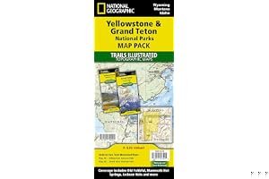 Yellowstone & Grand Teton National Parks Map Pack: Topographic Trail Maps book cover