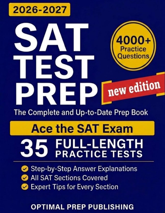 SAT Test Prep: The Complete & Up-to-Date Prep Book with Full-Length Practice Tests, Test-Ready Practice Questions & Step-by-Step Explanations to Ace the Digital SAT book cover