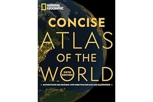 National Geographic Concise Atlas of the World, 5th edition: Authoritative and complete, with more than 200 maps and illustrations book cover