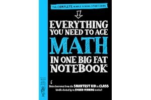 Everything You Need to Ace Math in One Big Fat Notebook: The Complete Middle School Study Guide book cover
