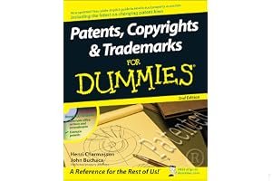 Patents, Copyrights and Trademarks For Dummies book cover