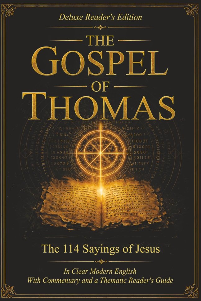 THE GOSPEL OF THOMAS – Deluxe Reader’s Edition: The 114 Sayings of Jesus In Clear Modern English With Commentary and a Thematic Reader’s Guide book cover