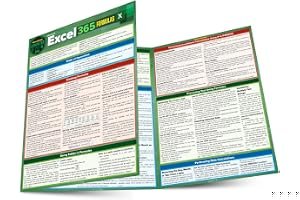 Microsoft Excel 365 Formulas QuickStudy Laminated Reference Guide book cover