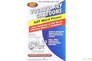 Vocabulary Cartoons, SAT Word Power: Learn Hundreds of SAT Words Fast with Easy Memory Techniques book cover