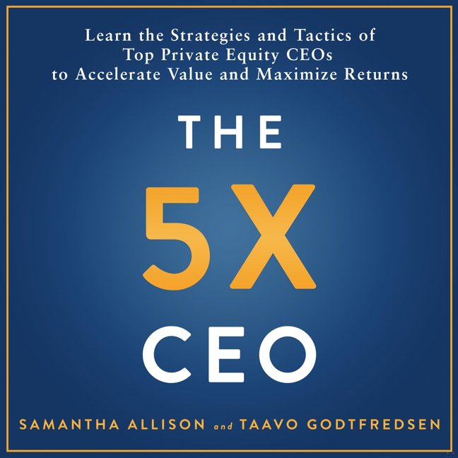 The 5x CEO: Learn the Strategies and Tactics of Top Private Equity CEOs to Accelerate Value and Maximize Returns book cover