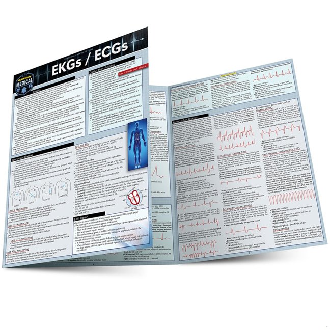 EKGs / ECGs: a QuickStudy Laminated Reference Guide book cover