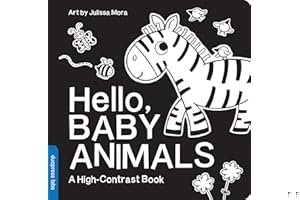 Hello, Baby Animals: A High-Contrast Book book cover