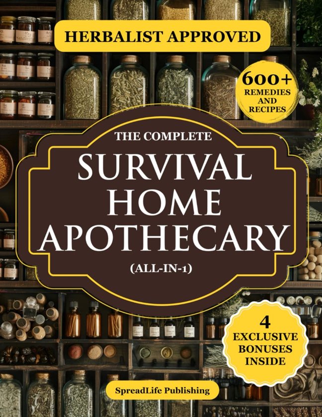 The Complete Survival Home Apothecary All-in-1: Master 600+ Herbal Remedies, Foraging Skills & Natural Recipes to Boost Health, Build Resilience & Protect Your Family in Any Emergency (Herbs) book cover