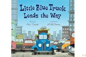 Little Blue Truck Leads the Way book cover