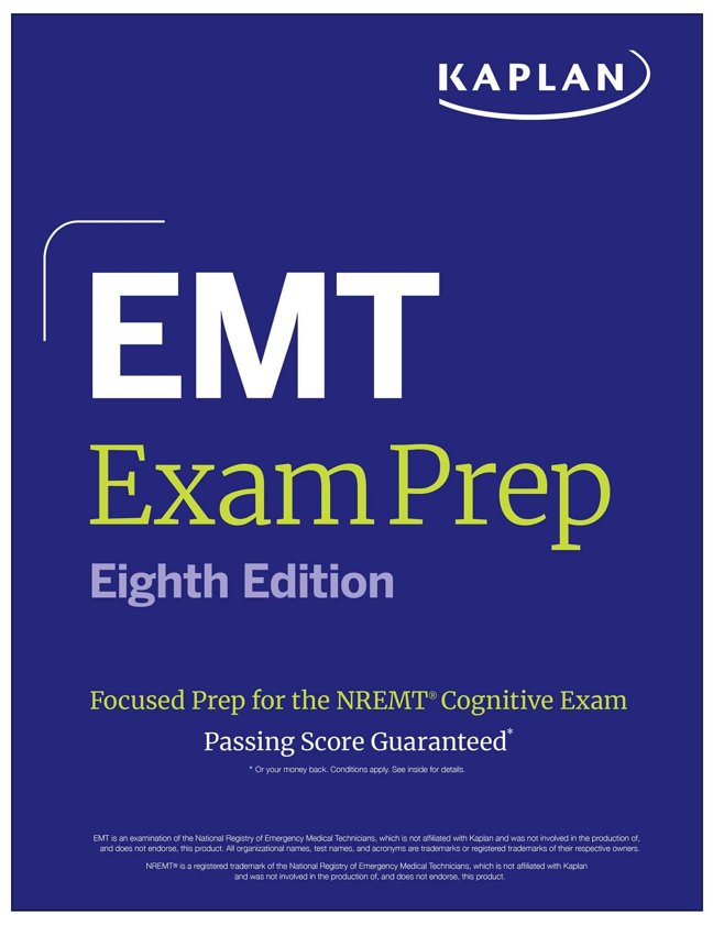 EMT Exam Prep, Eighth Edition: Focused Prep for the NREMT Cognitive Exam + One Full Length Practice Test (2026) (Kaplan Test Prep) book cover