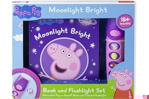 Peppa Pig - Moonlight Bright Sound Book and Flashlight Set book cover