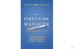 The First-Time Manager (First-Time Manager Series) book cover