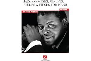 Oscar Peterson - Jazz Exercises, Minuets, Etudes & Pieces for Piano book cover