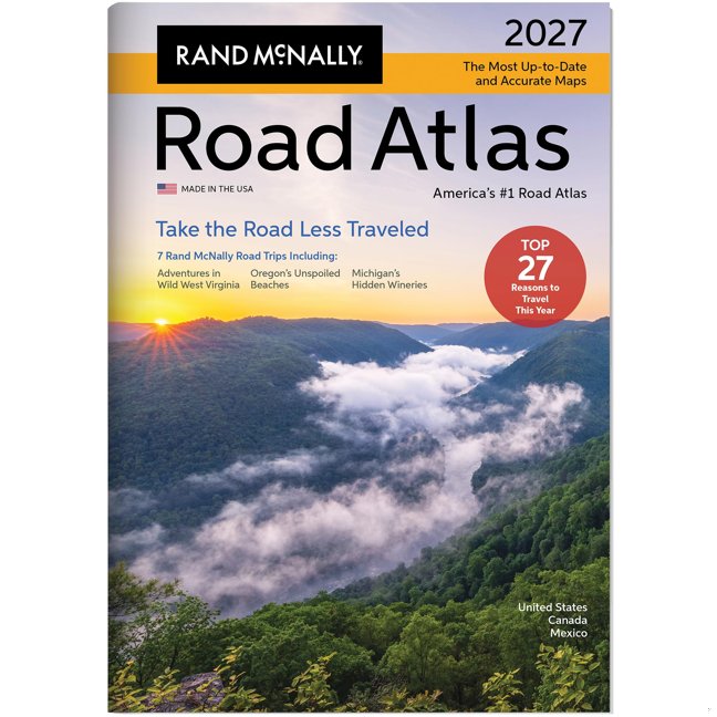 Rand McNally 2027 Road Atlas book cover