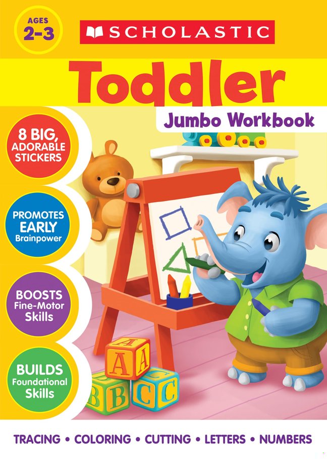 Scholastic Toddler Jumbo Workbook book cover