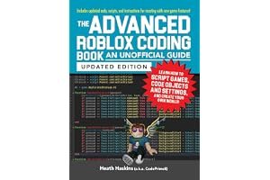 The Advanced Roblox Coding Book: An Unofficial Guide, Updated Edition: Learn How to Script Games, Code Objects and Settings, book cover
