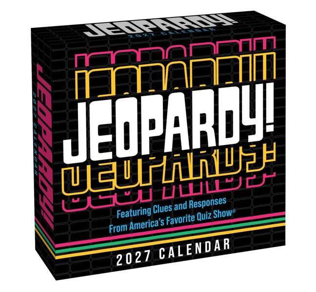 JEOPARDY! 2027 Day-to-Day Calendar book cover