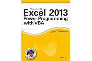 Microsoft Excel 2013 Power Programming with VBA book cover