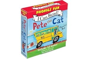 Pete the Cat Phonics Box: Includes 12 Mini-Books Featuring Short and Long Vowel Sounds book cover