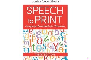Speech to Print: Language Essentials for Teachers book cover