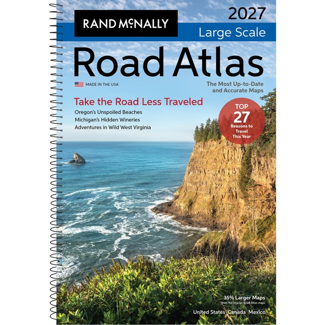 Rand McNally 2027 Large Scale Road Atlas book cover