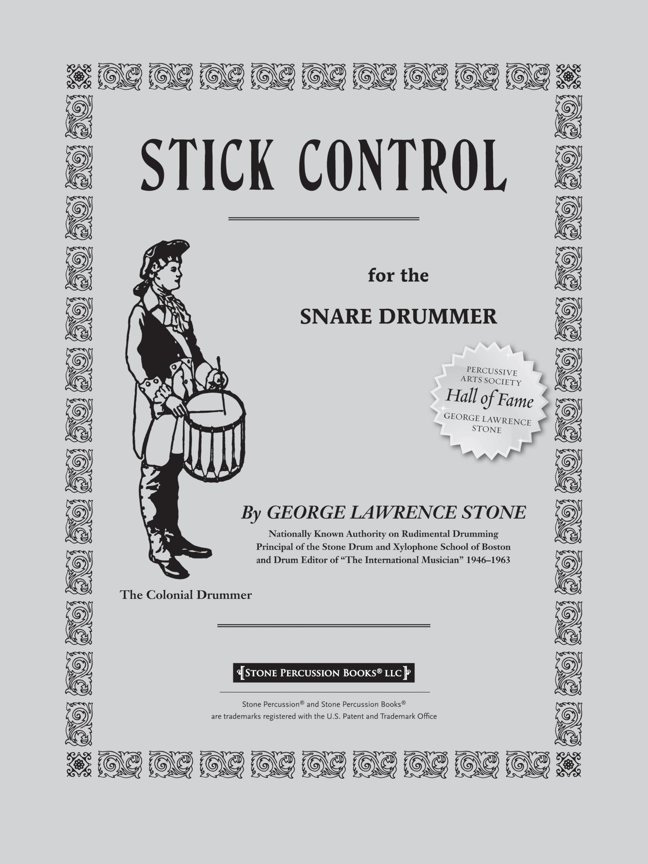 Stick Control: For the Snare Drummer book cover