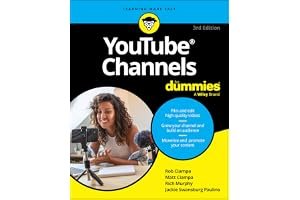 YouTube Channels For Dummies book cover