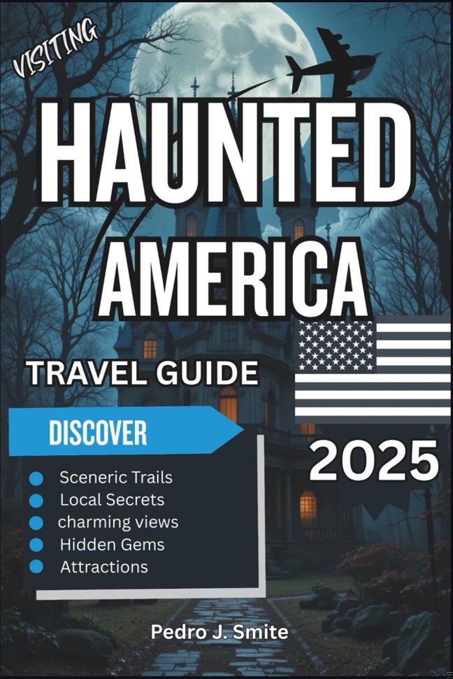 Haunted America Travel Guide 2025: Ghost Towns, Haunted Hotels, and Paranormal Hotspots book cover