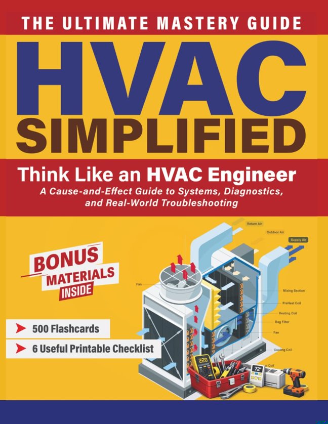 HVAC Simplified: Think Like an HVAC Engineer- A Cause-and-Effect Guide to Systems, Diagnostics, and Real-World Troubleshooting book cover