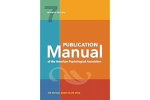 Publication Manual of the American Psychological Association(r) book cover
