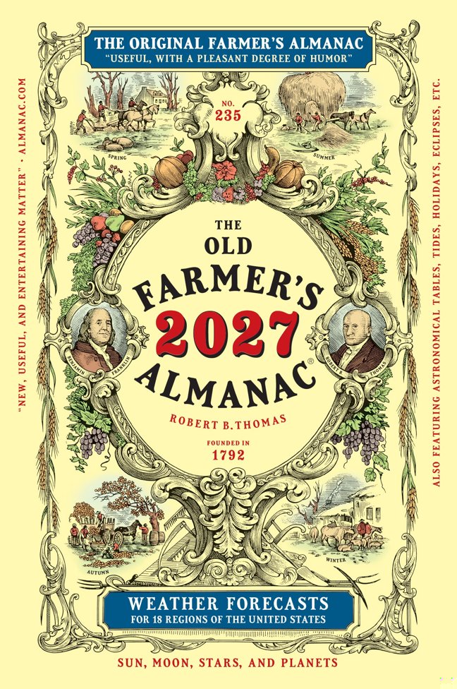 The 2027 Old Farmer's Almanac Trade Edition book cover