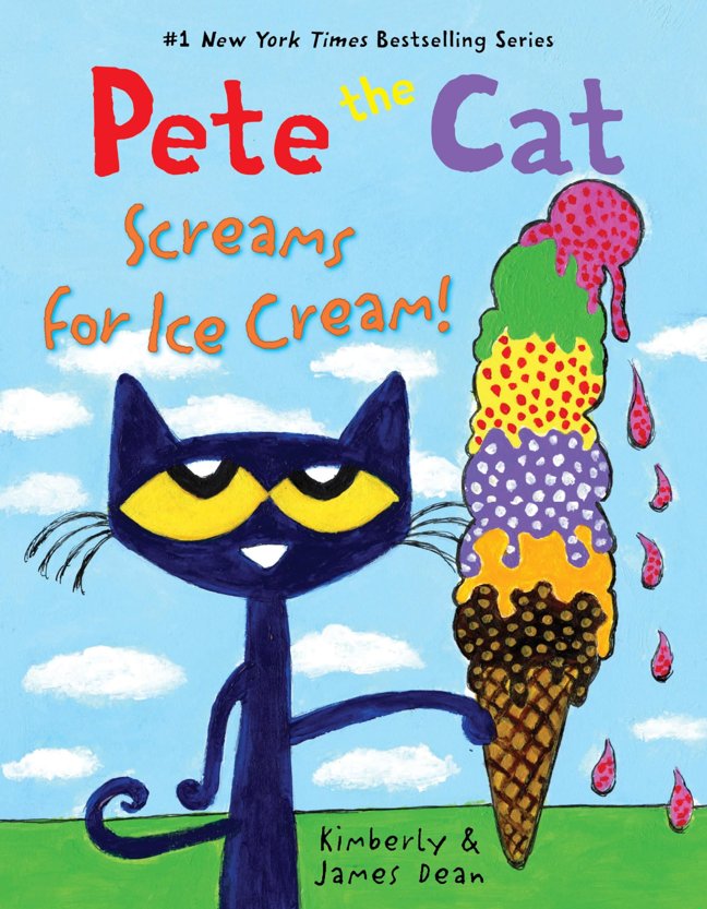 Pete the Cat Screams for Ice Cream!: A Fun Picture Book About Helping Friends and Learning That It's Cool to Be Kind for Kids (Ages 4-8) book cover