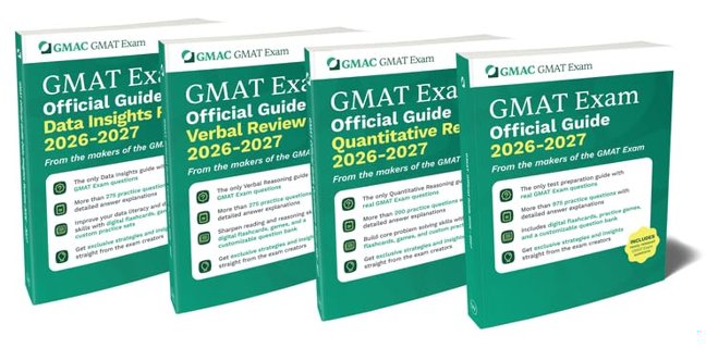GMAT Official Guide 2026-2027 Bundle: Books + Online Question Bank book cover
