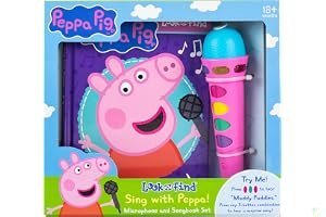 Peppa Pig - Sing with Peppa! Microphone and Look and Find Sound Activity Book book cover
