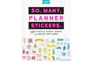 So. Many. Planner Stickers.: 2,600 Stickers to Decorate, Organize, and Brighten Your Planner book cover