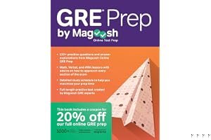 GRE Prep by Magoosh book cover