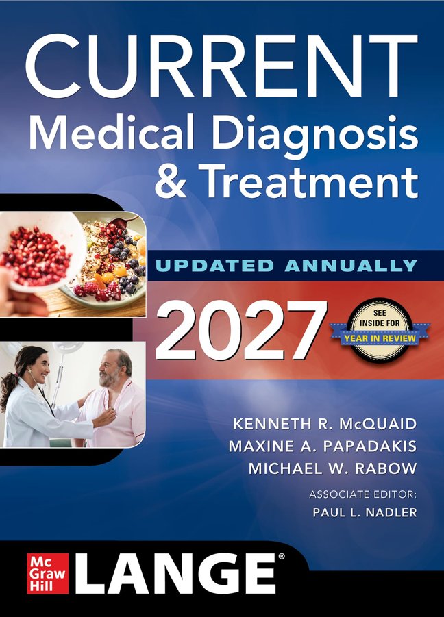 CURRENT Medical Diagnosis & Treatment 2027 book cover