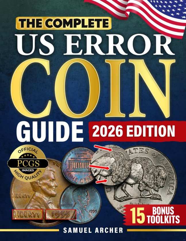 The Complete US Error Coin Guide: A Proven 10-Step System with Expert Strategies to Identify & Authenticate Rare Mint Errors, Avoid Mistakes, Spot Profitable Finds, & Stay Updated with New Discoveries book cover
