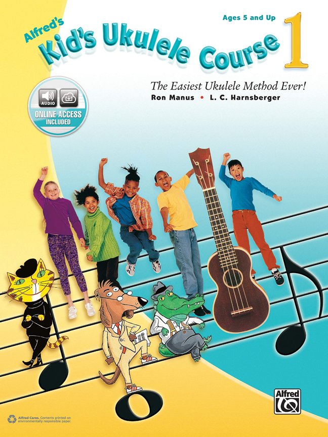 Alfred's Kid's Ukulele Course 1: The Easiest Ukulele Method Ever!, Book & Online Audio book cover