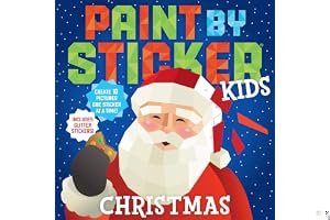 Paint by Sticker Kids: Christmas book cover