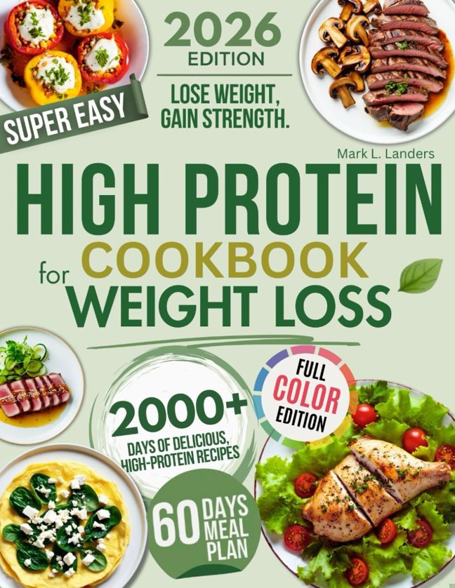 Super Easy High Protein Low Carb Cookbook For Weight Loss: Burn Fat, Stay Full, and Lose Weight with Delicious, Time-Saving, Protein-Packed Recipes—While Loving Every Bite book cover