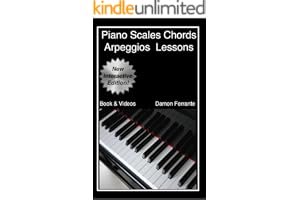 Piano Scales, Chords & Arpeggios Lessons with Elements of Basic Music Theory: Fun, Step-By-Step Guide for Beginner to Advanced Levels (Book & Streaming Videos) book cover