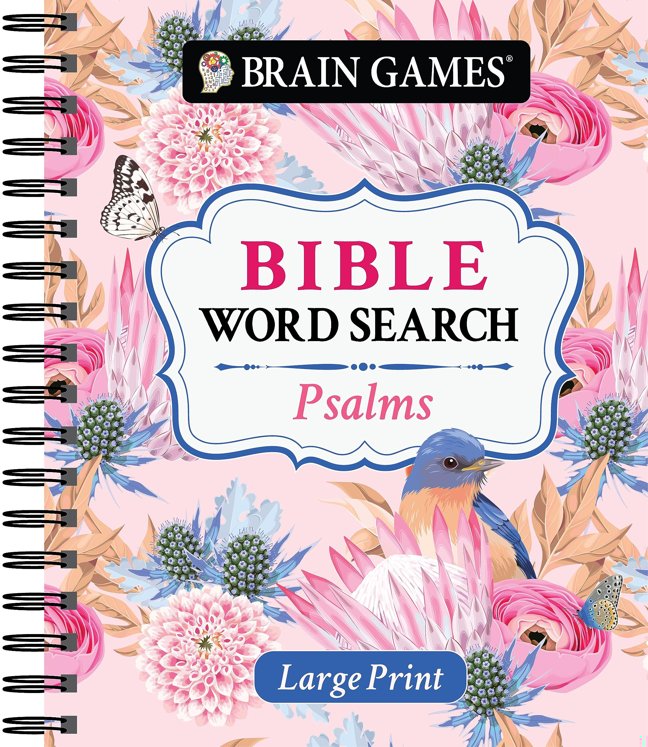 Brain Games - Large Print Bible Word Search: Psalms (Brain Games - Bible) book cover