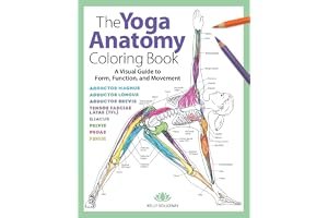 The Yoga Anatomy Coloring Book: A Visual Guide to Form, Function, and Movement book cover
