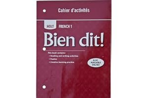 Bien Dit!: Holt French 1 book cover