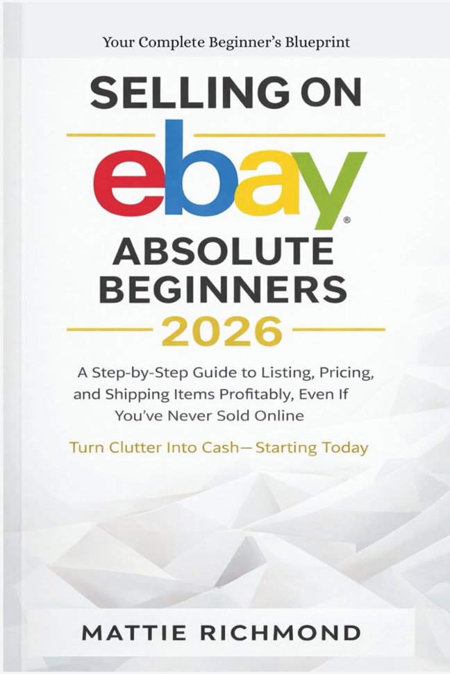 Selling on eBAY Absolute Beginners 2026: A Step-by-Step Guide to Listing, Pricing, and Shipping Items Profitably, Even If You’ve Never Sold Online book cover